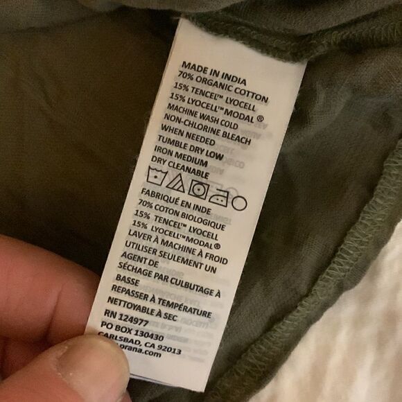 PRANA, medium, button down, crop, tie front, great condition - Picture 5 of 11